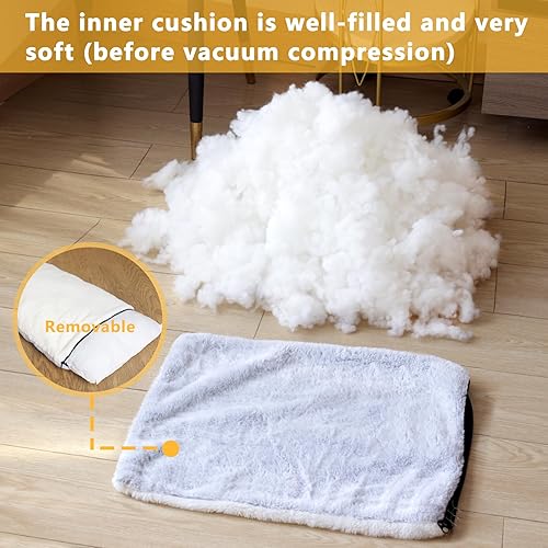 cat Bed cave-cat beds for Indoor Cats,Soft and — close-up of materials and construction quality