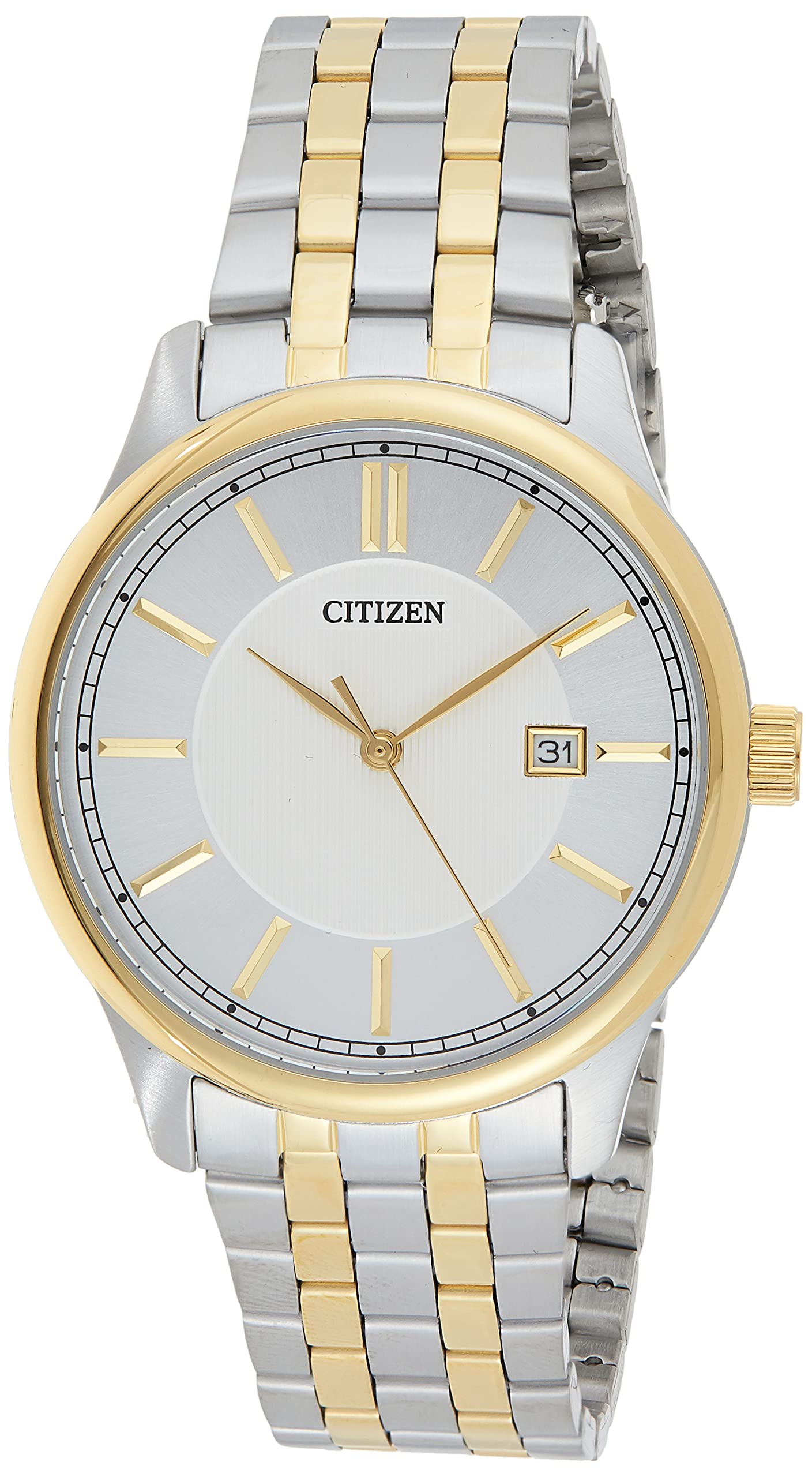 Citizen Stainless Steel Analog White Dial Men Watch - Bi1054-55A, Silver Band (B01AFTLF6I) Amazon Price History, Amazon Price Tracker
