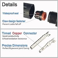 Vista 2 de Cable de extensión solar en Y, conector fotovoltaico solar, adaptador paralelo, cable de cable, kit de herramientas hembra macho para el hogar