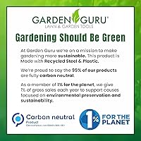 Vista 5 de Garden Guru Herramienta Quitadientes de León con Mango Ergonómico - Extractor de Malezas de Acero Inoxidable para Plantar, Deshierbar, Cuidado