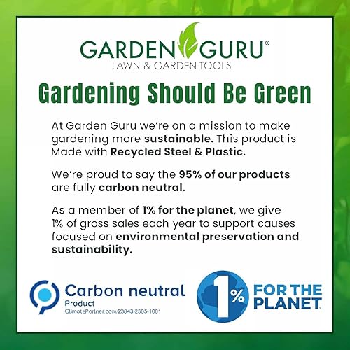 Miniatura 3 de Garden Guru - Pala de siembra de semillas para trasplantar, acero inoxidable, resistente a la corrosión, mango ergonómico, herramienta perfecta para