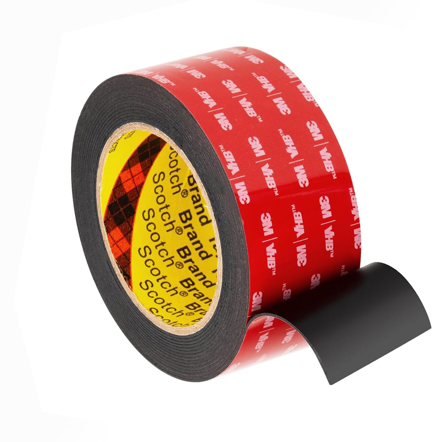 Double Sided Tape Heavy Duty, Waterproof Mounting Foam Tape, 16.5ft Length, 1.97in Width, High Temperature Resistant Adhesive Tape for Car, LED Strip Light, Office Decor, Made of 3M VHB Tape.