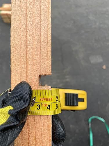 Miniatura 8 de Sandbaggy Estacas de madera de control de erosión de 24 pulgadas con muesca - 100% biodegradable - Punta de cincel, madera de abeto Douglas -