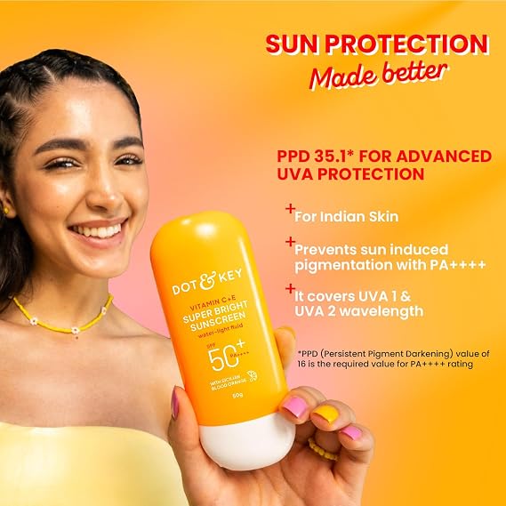 Dot & Key Vitamin C + E Sunscreen SPF 50+ PA++++ 30G