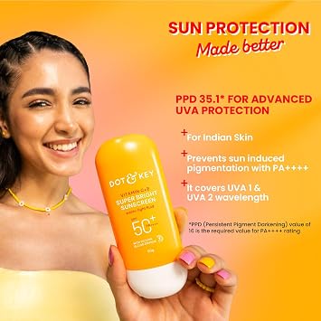 Dot & Key Vitamin C + E Sunscreen SPF 50+ PA++++ 30G