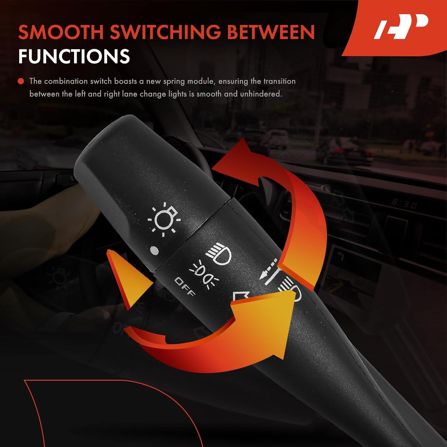 A-Premium Turn Signal Switch, Parking Light Multifunction Switch Lever Compatible with Nissan Altima 1993-2001, Sentra 1995-1999, Frontier 1998-2001, Maxima 1995-1996, Xterra 2000-2001, Pickup, 200SX