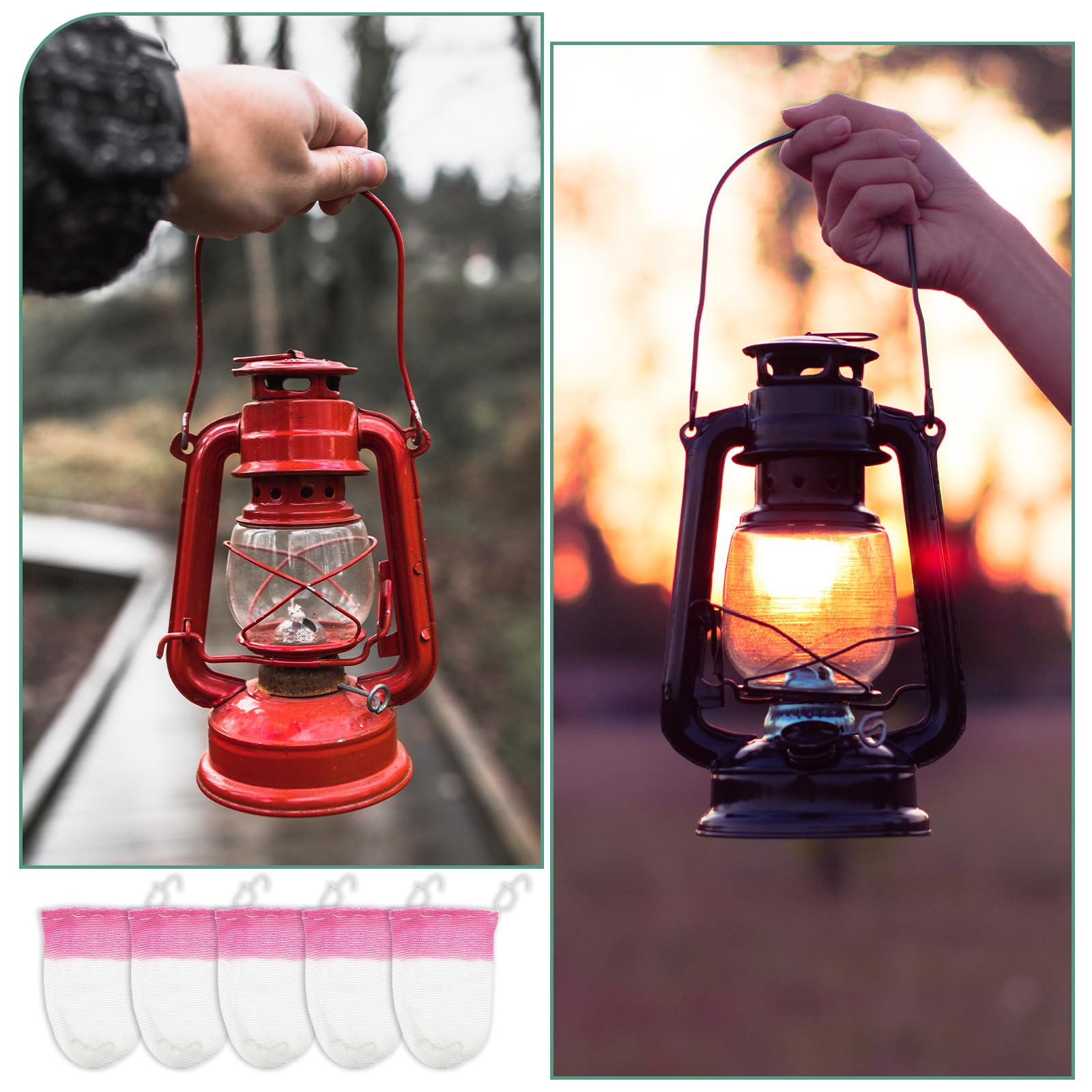 10 lampadine a gas a incandescenza, universale, per lanterne, a gas, a gas, in rete, resistente al calore, per campeggio, escursioni, accessori per la luce a petrolio