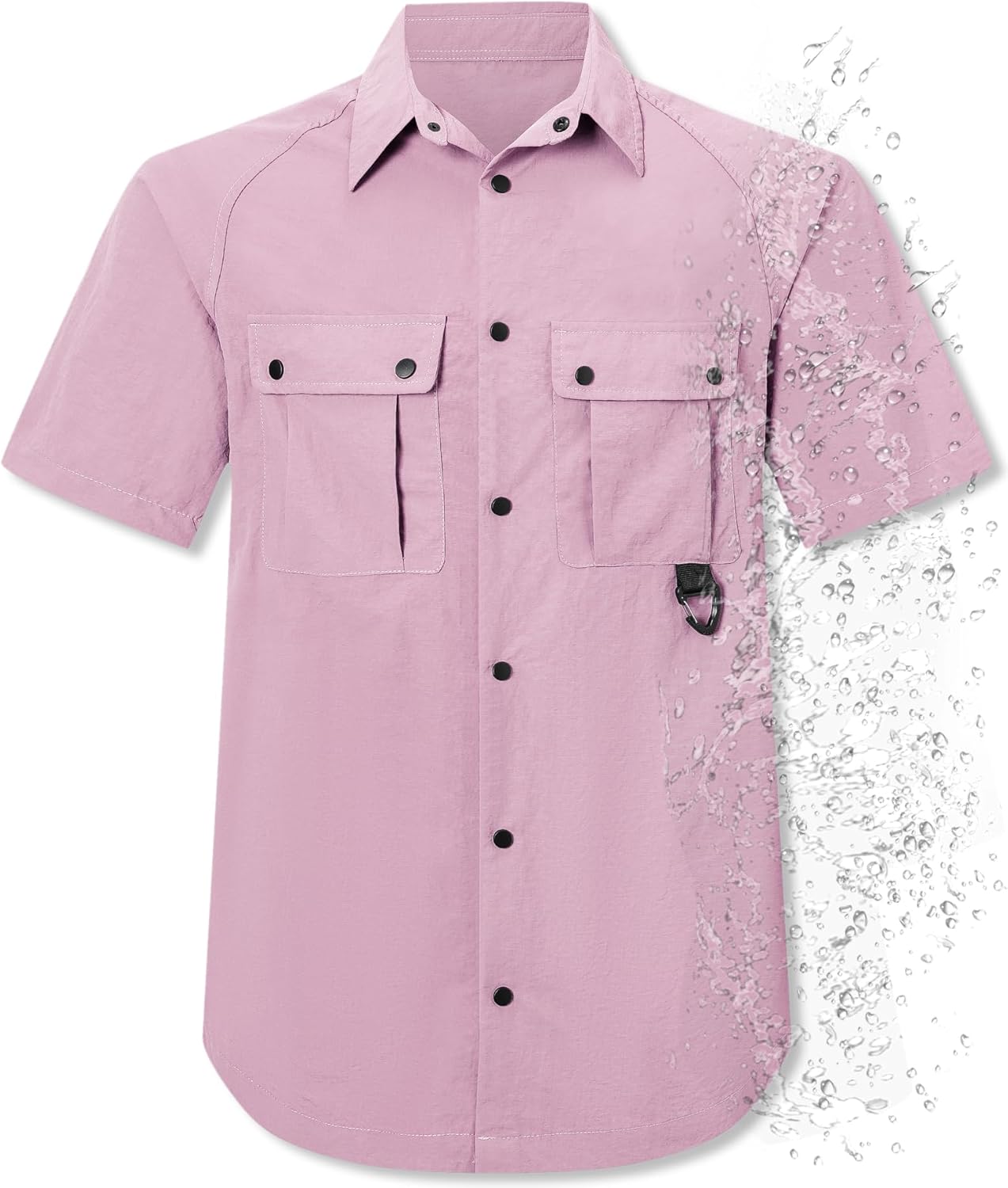 Short Sleeve Pearl Snap Shirts For Men Wrangler Men's Western