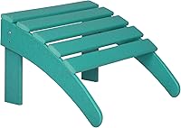 Vista 5 de WestinTrends Malibu - Silla de salón para exteriores, juego de 2 sillas Adirondack con otomana, sillas plegables de madera de polietileno para todo