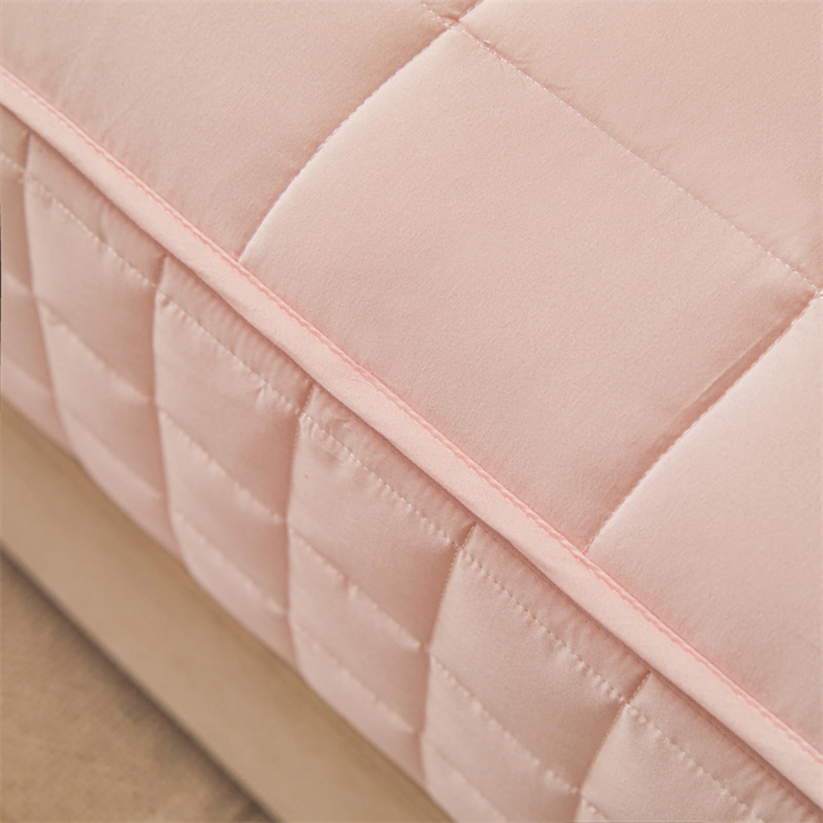 Coprimaterasso trapuntato impermeabile – Dimensioni standard con cerniera 140 x 190 cm antipolvere e rimovibile, massimo comfort e protezione per lo spostamento, adatto per materassi da 150 x 200 + 16