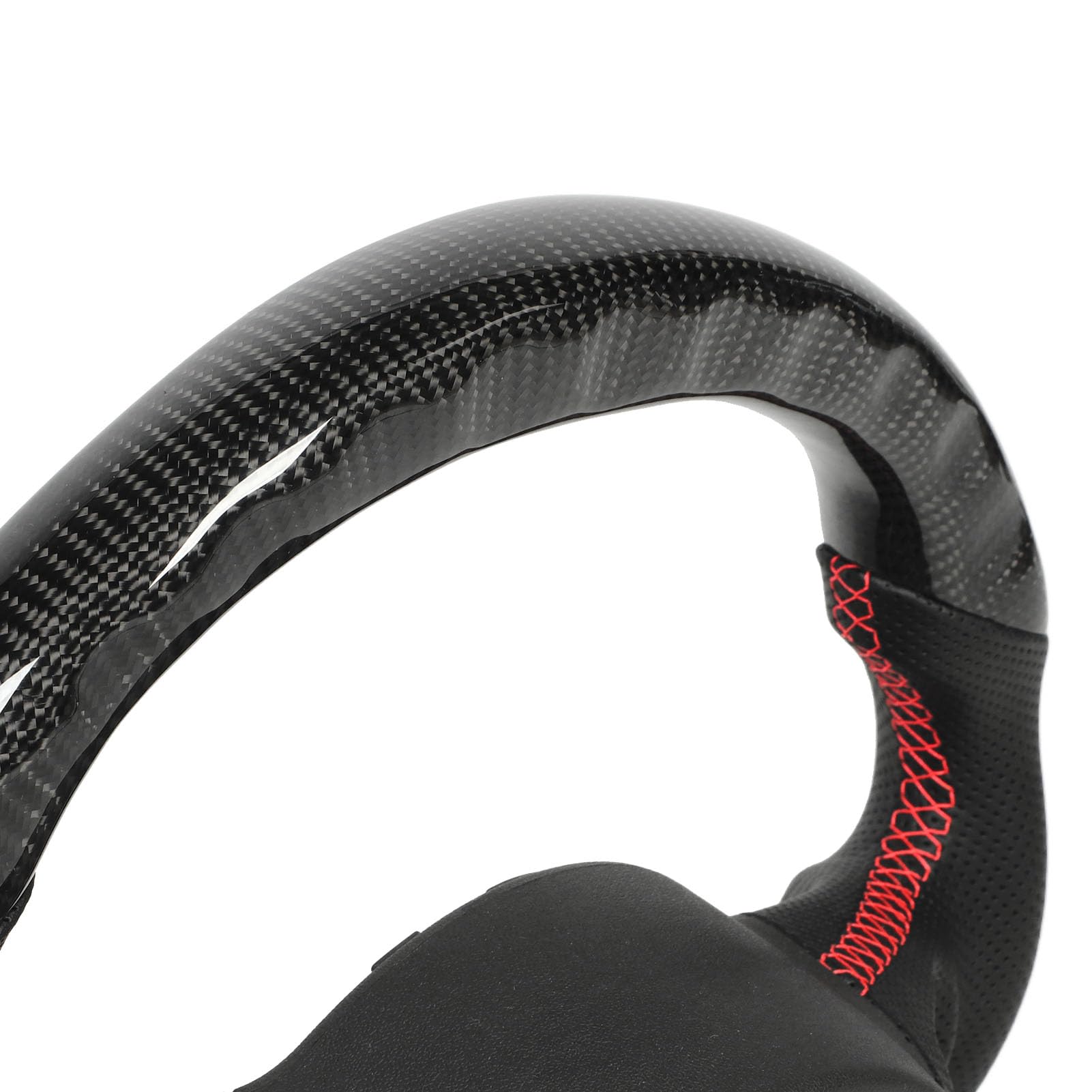 Carbon -LED -LED Lichter Lenkrad Perforiertes Leder für 42 TTS TTRs 8J 2007 Bis 2015 LENTERLEGE