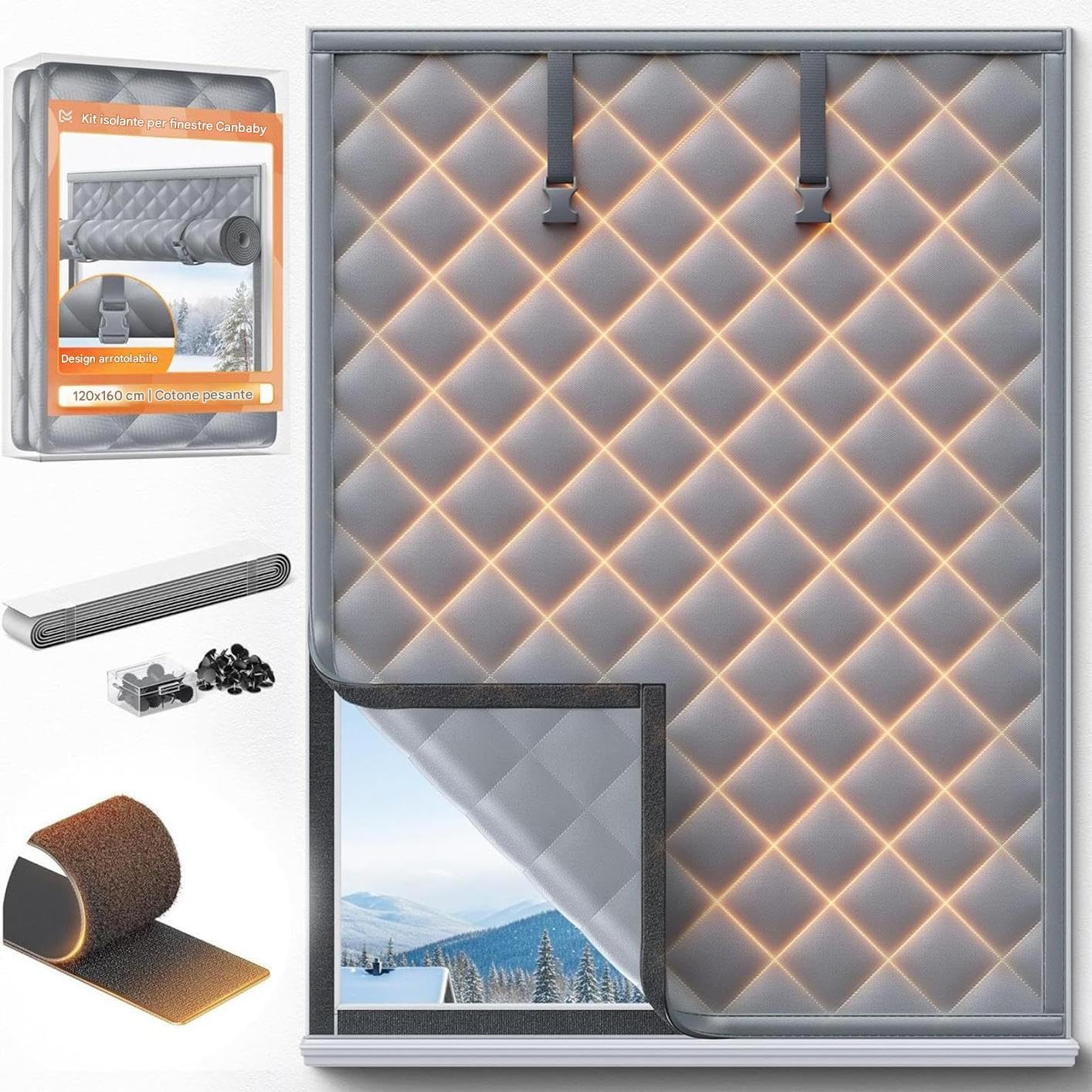 Isolamento Termico Finestre Per Inverno Copertura Isolata Antispiffero