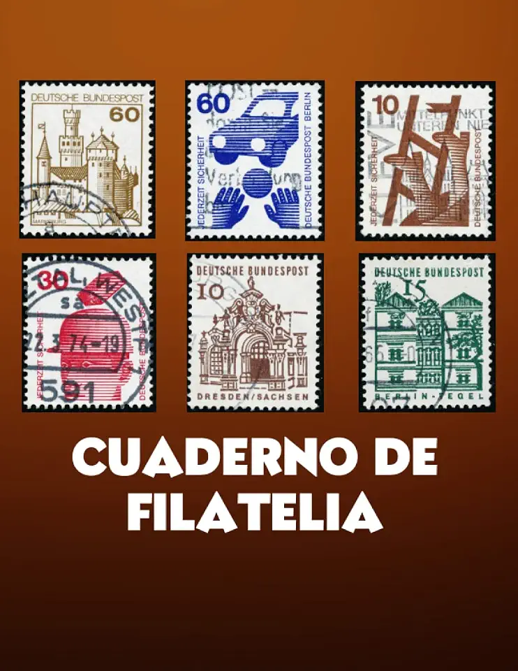 Cuaderno de Filatelia: álbum filatélico para referenciar los sellos de su colección | Diario para la colección de sellos | Cuadernillo de sellos de gran formato. (Spanish Edition)