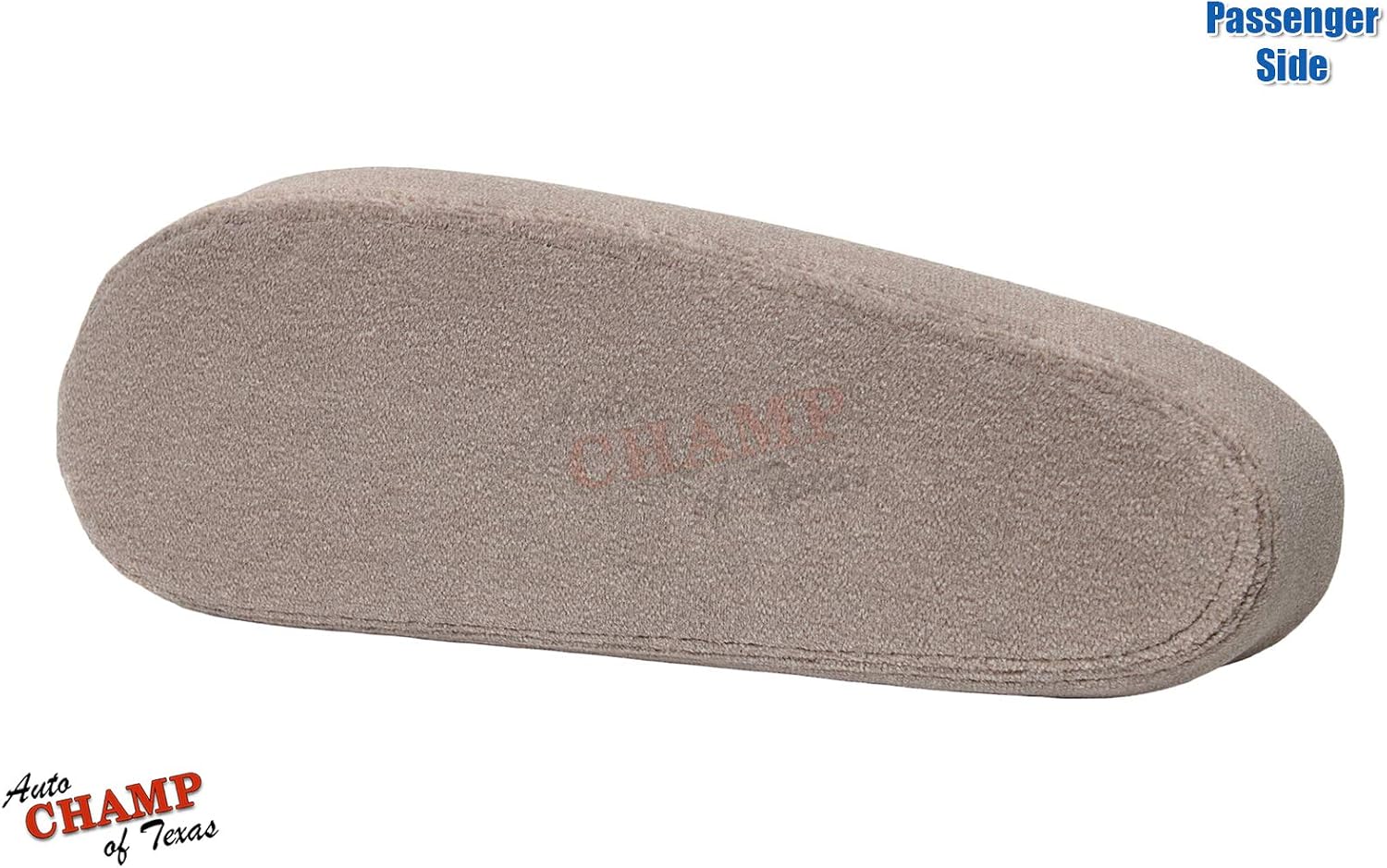 Compatible with 2000-2002 GMC Yukon/Yukon XL SLE SLT - Passenger Side Cloth Armrest Cover Tan