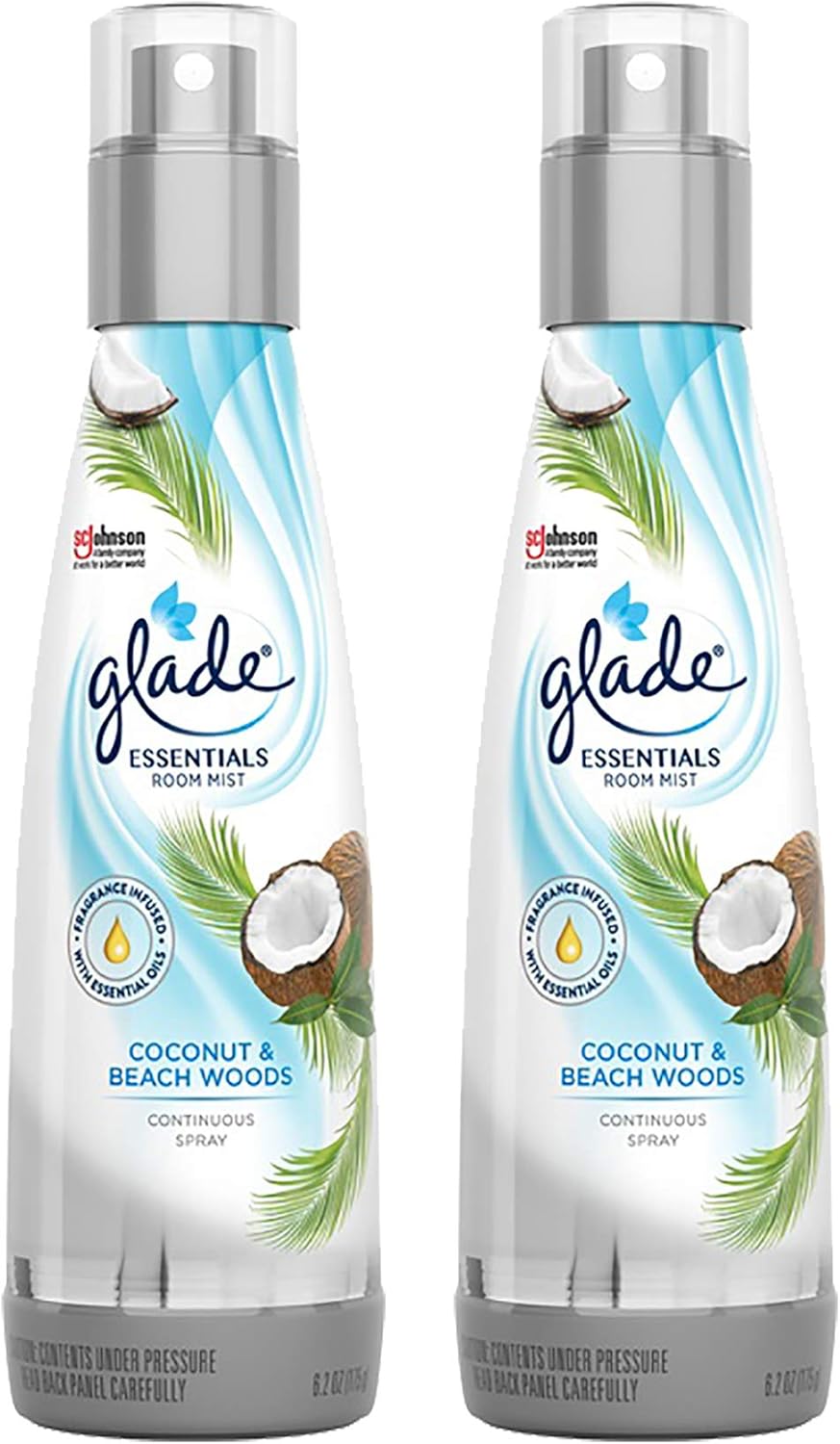 Glade Fine Fragrance Mist NO 3 Free Coconut and Beach Woods, 6.2 OZ