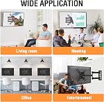 ELIVED Full Motion TV Monitor Wall Mount for Most 14-42 Inch LED LCD Flat Screen TVs & Monitors, Swivel Tilt Extension Rotation TV Mount Bracket Max VESA 200x200mm, up to 44 lbs