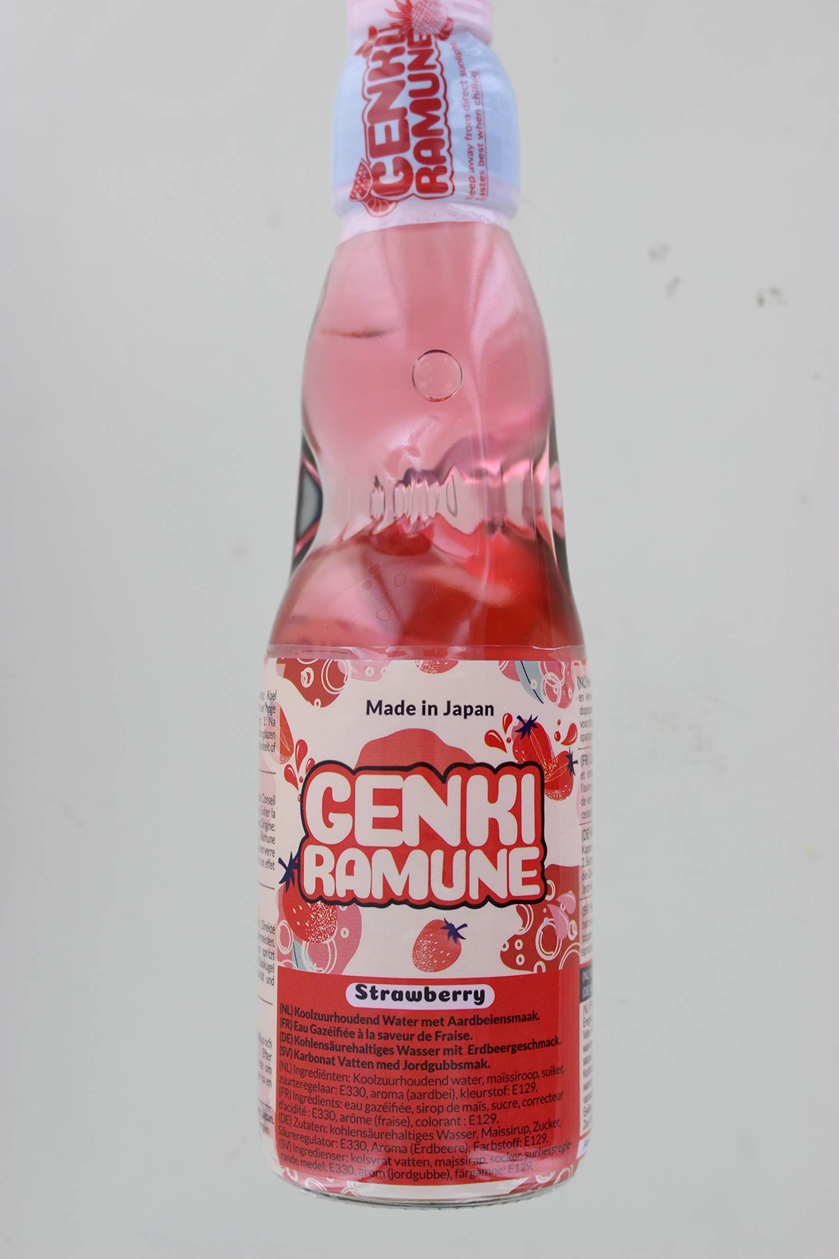 Ramune Pack bebida de fresa de 30 x 200 ml 0.2 ml - Pack de 30