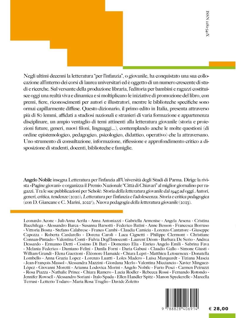 Dizionario di letteratura giovanile. Generi, temi, percorsi, sviluppi