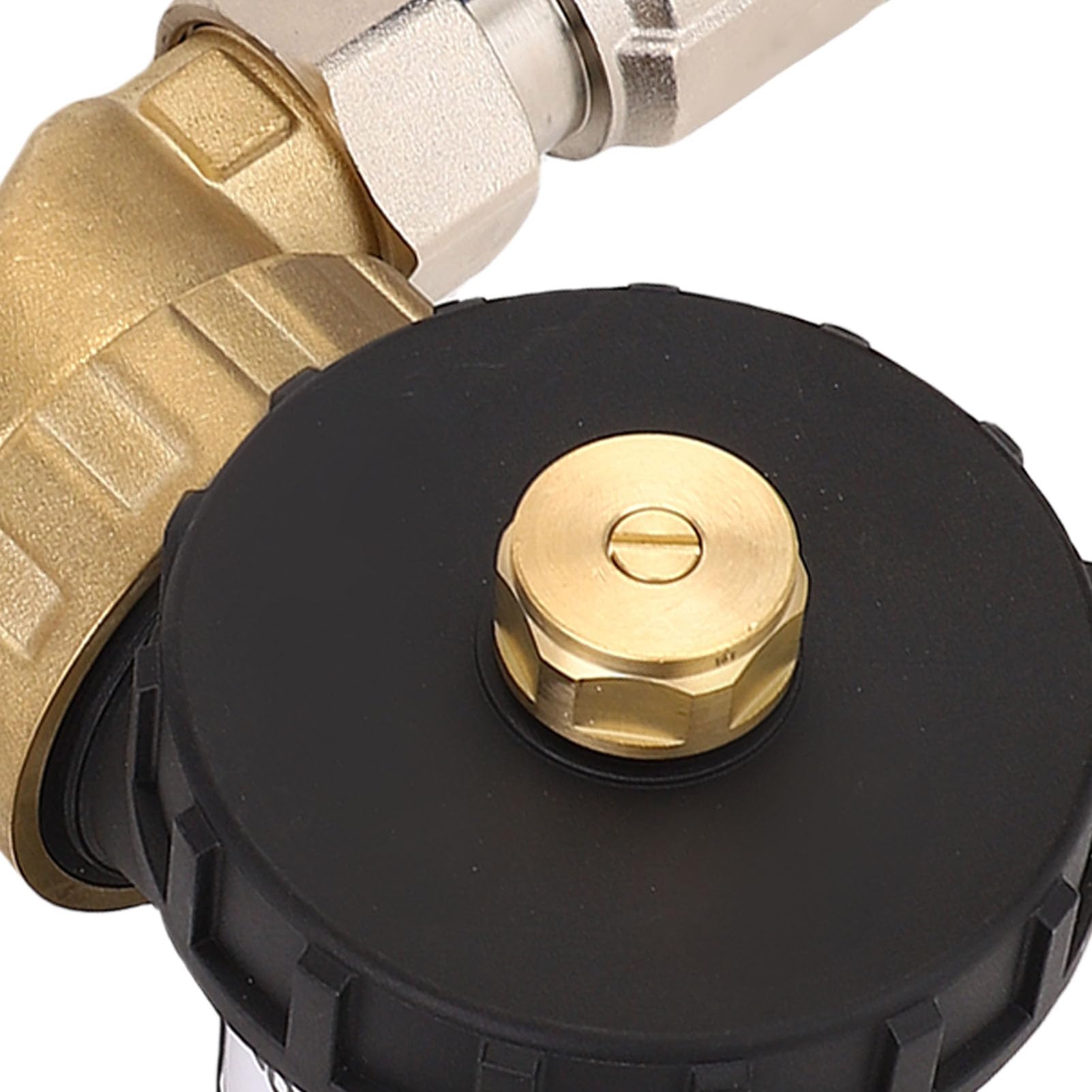 Jeffergarden Filtro Magnético para Caldera, Filtro de Latón para Caldera Colgado en la Pared, Conector de 3/4 de Pulgada, Precisión de Filtrado de 5μm con Divisor Magnético