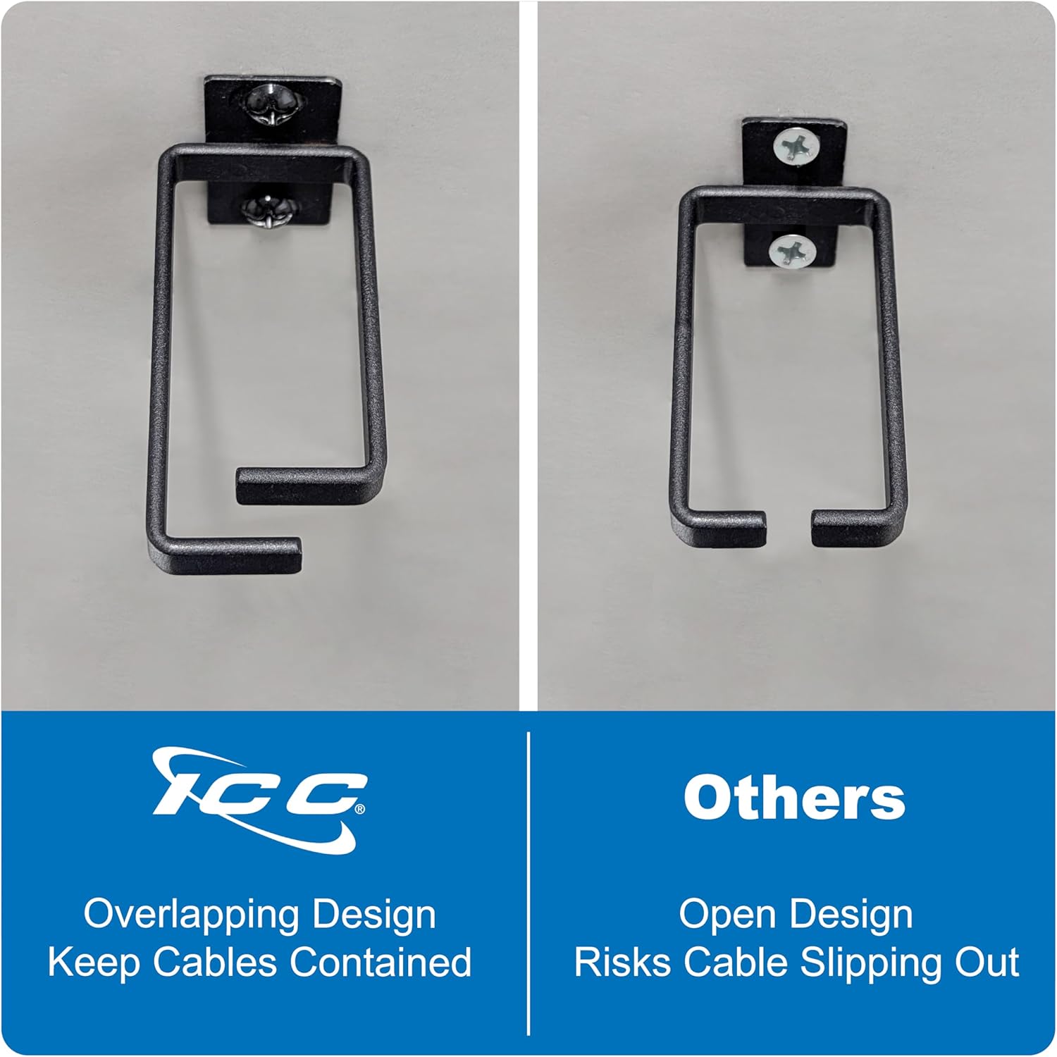 ICC Ring, Cable MGMT, Single, 1.70" 10 PK