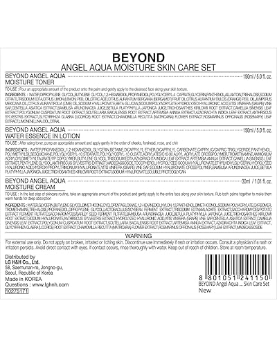 Miniatura 8 de BEYOND - Set de cuidado de la piel hidratante (11.2 fl oz, juego de 3 piezas), fórmula vegana coreana, cuidado de la piel para pieles secas y