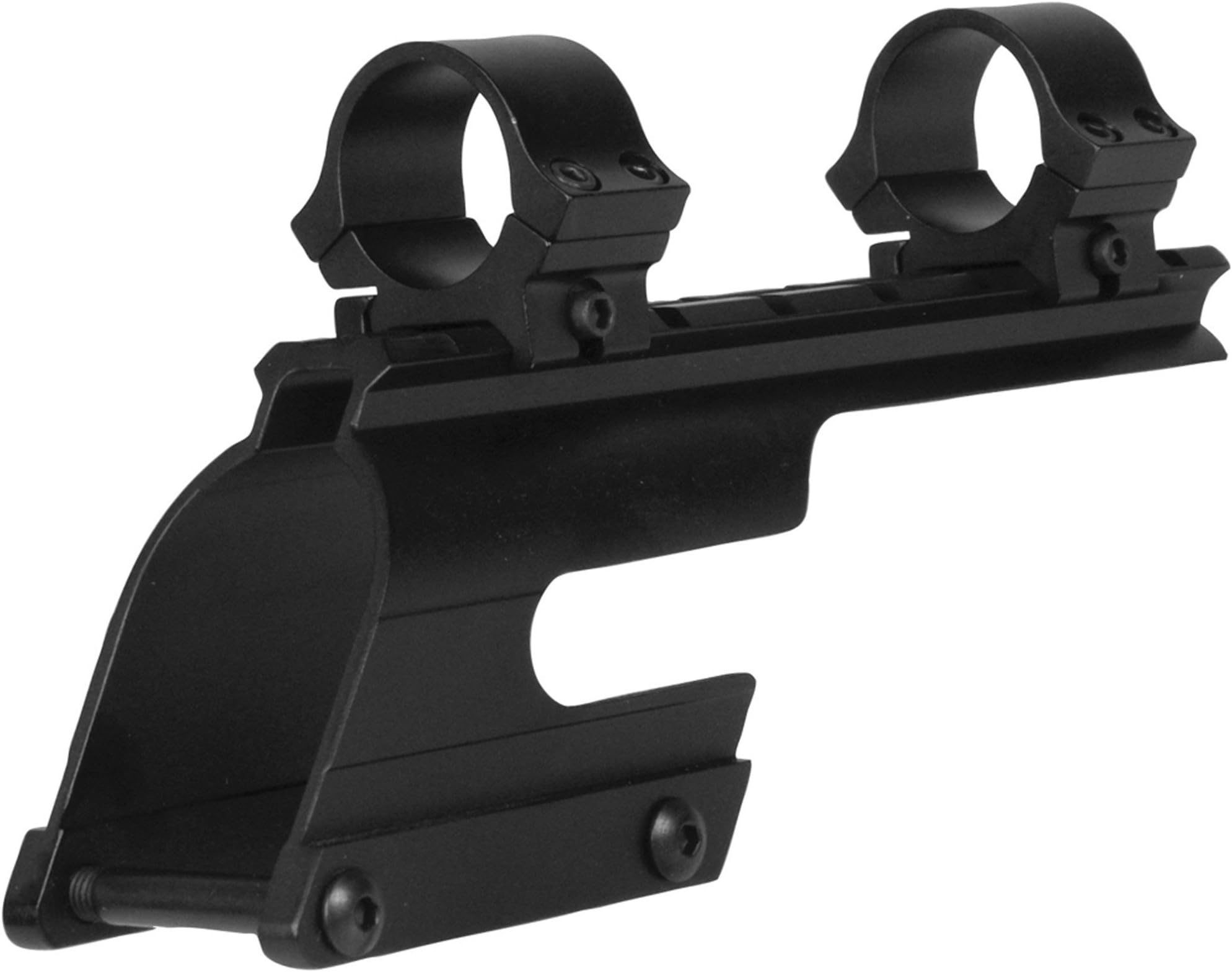 B-Square Remington 1100/11-87 (12, 16 and 20 Gauge with Serial x/N), Shotgun Saddle Style Mount, Matte Black Finish