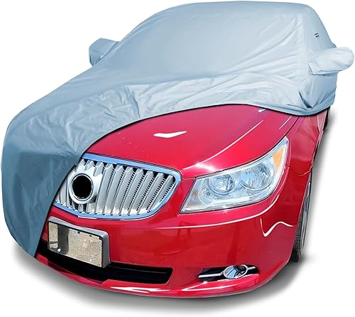 Miniatura 1 de iCarCover Compatible con Buick Regal 2011-2017 Premium Full Car Cover impermeable resistente a todo tipo de clima, personalizada para interiores y