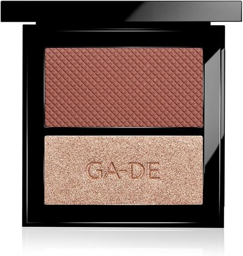 GA-DE Velveteen Blush &amp; Shimmer Duet 46 Blush &amp; Glow 7.4 gm