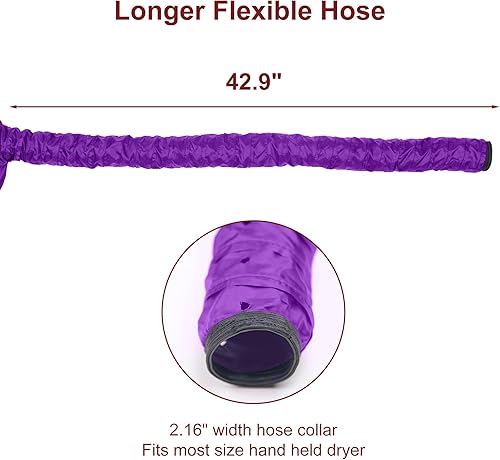 Miniatura 9 de Ingeware - Gorro para secador de pelo, secador de pelo para mujer, accesorio de secador de pelo con capucha, extra grande, ajustable, tapa de