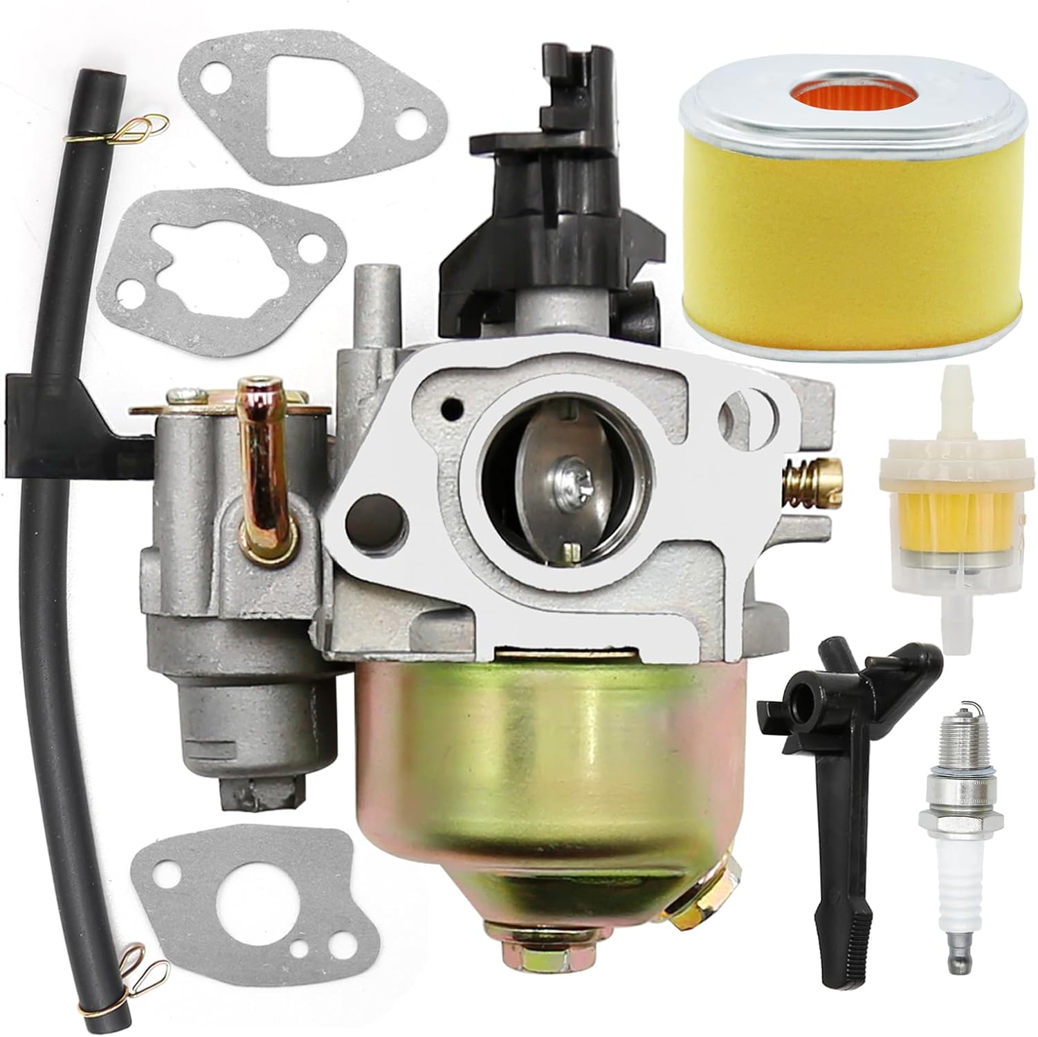 Anxingo Carburetor Kit, Replacement for DXPW3425 3400PSI 2.5GPM 6.5HP Pressure Washer With Air Filter, Replaces DXPW3425