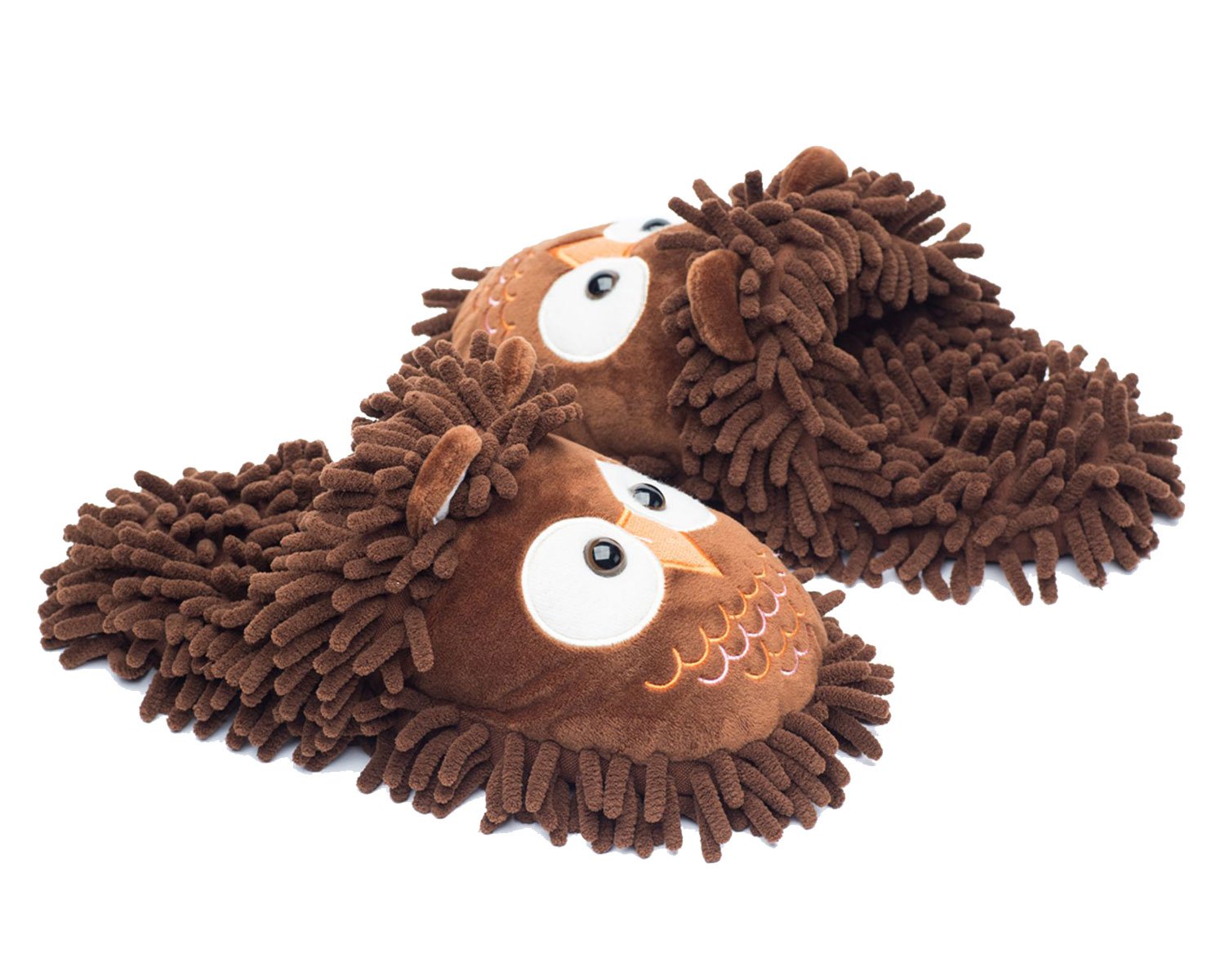 ofoot Damen/Herren Winter Fuzzy Home Hausschuhe,Süßes Tier Koala/Fuchs/Eule/Schwarze Katze Cartoon