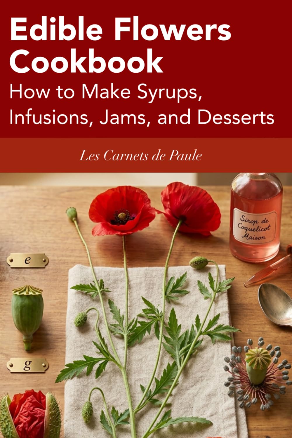 Edible Flowers Cookbook: How to Make Syrups, Infusions, Jams, and Desserts