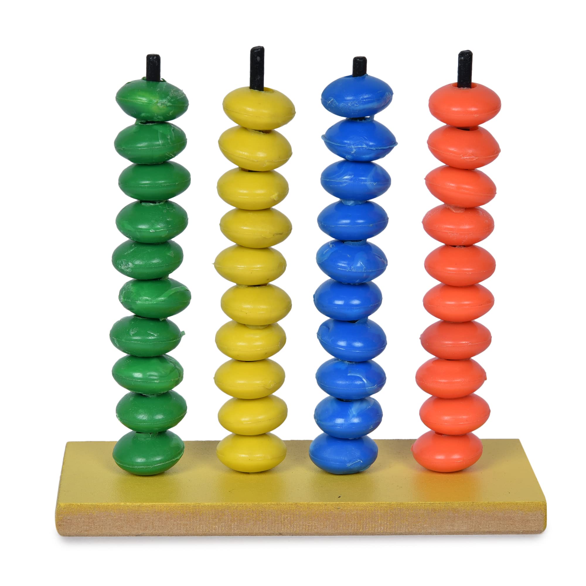 DgCrayons Wooden Multi-Color Foldable Abacus Kits Enhance Maths Count add & Subtract with 4 Metal Rods and Colorful 40 Beads for Boys Girls Child Kids Age 3+ (B09N45Y1YH) Amazon Price History, Amazon Price Tracker