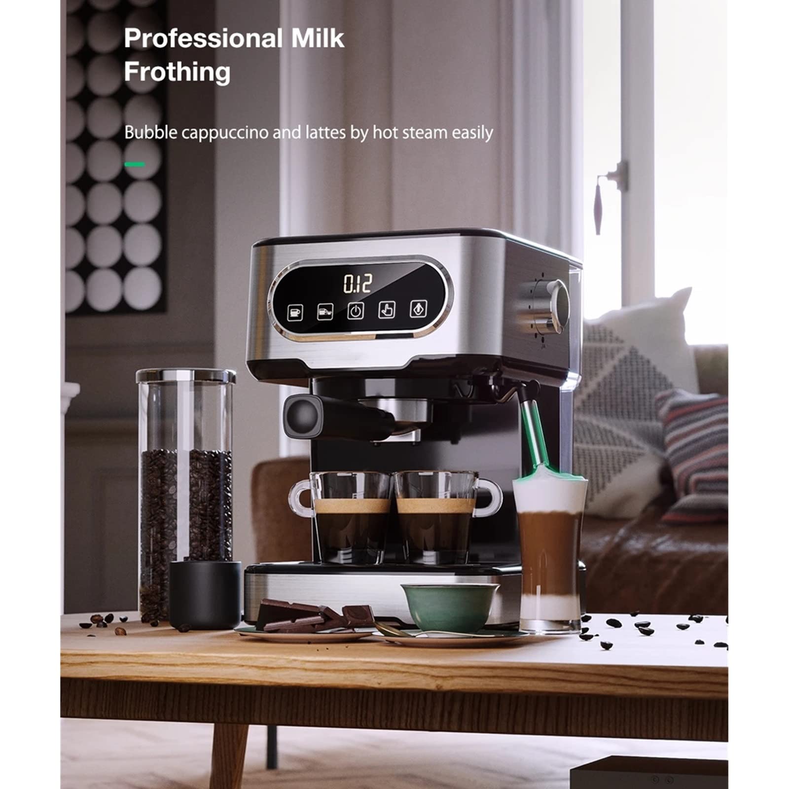 BlitzWolf BW-CMM2エスプレッソマシン20バール高圧