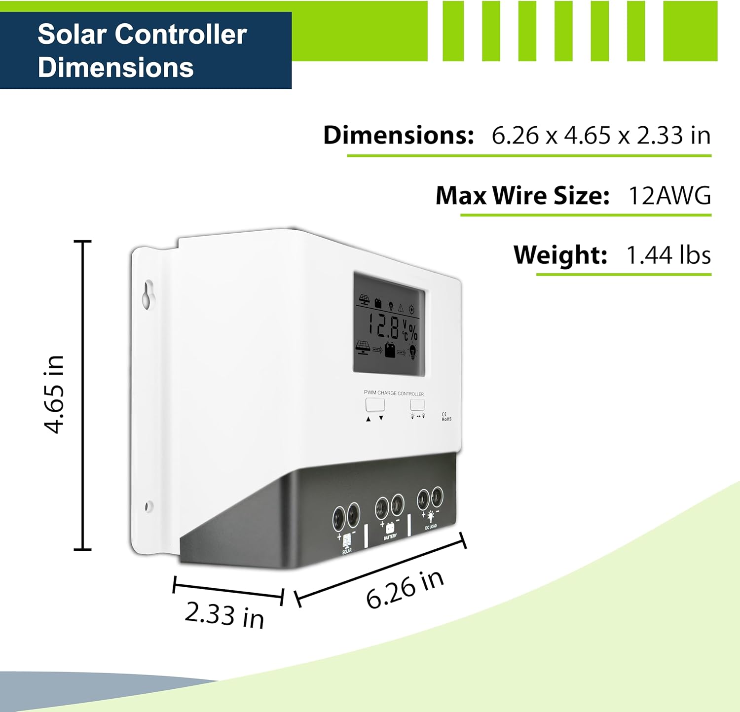 ExpertPower 400W 12V Solar Panel Kit | 400W Mono Rigid Solar Panels, 30A PWM Solar Charge Controller | RV, Trailer, Camper, Marine, Off Grid, Solar Projects