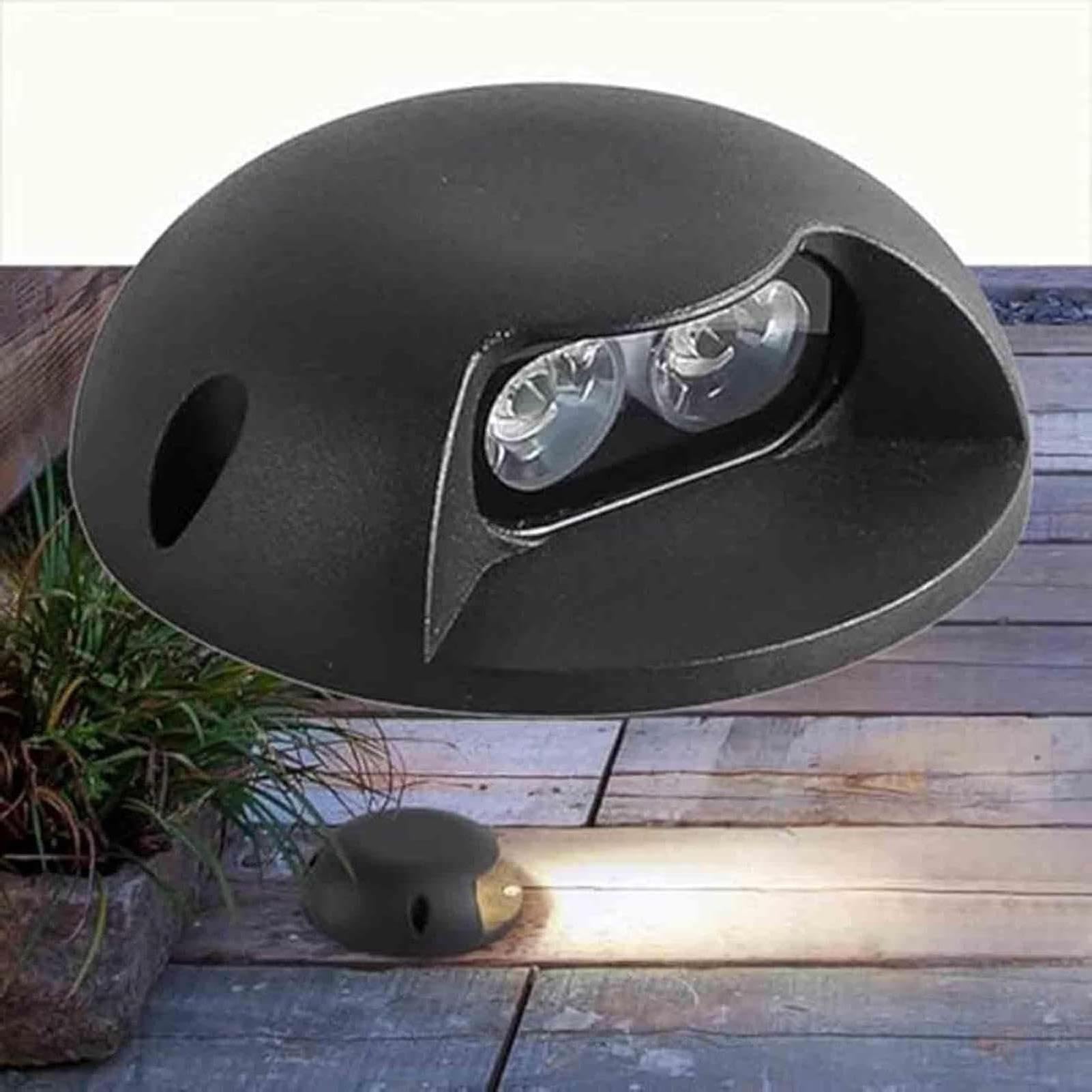 Lampy ogrodowe - Reflektory LED do zabudowy w ziemi, Reflektory LED do ogrodu zewnętrznego 24 V, wodoodporne IP65, z jednostronnym oświetleniem (biały, 4W-24V)