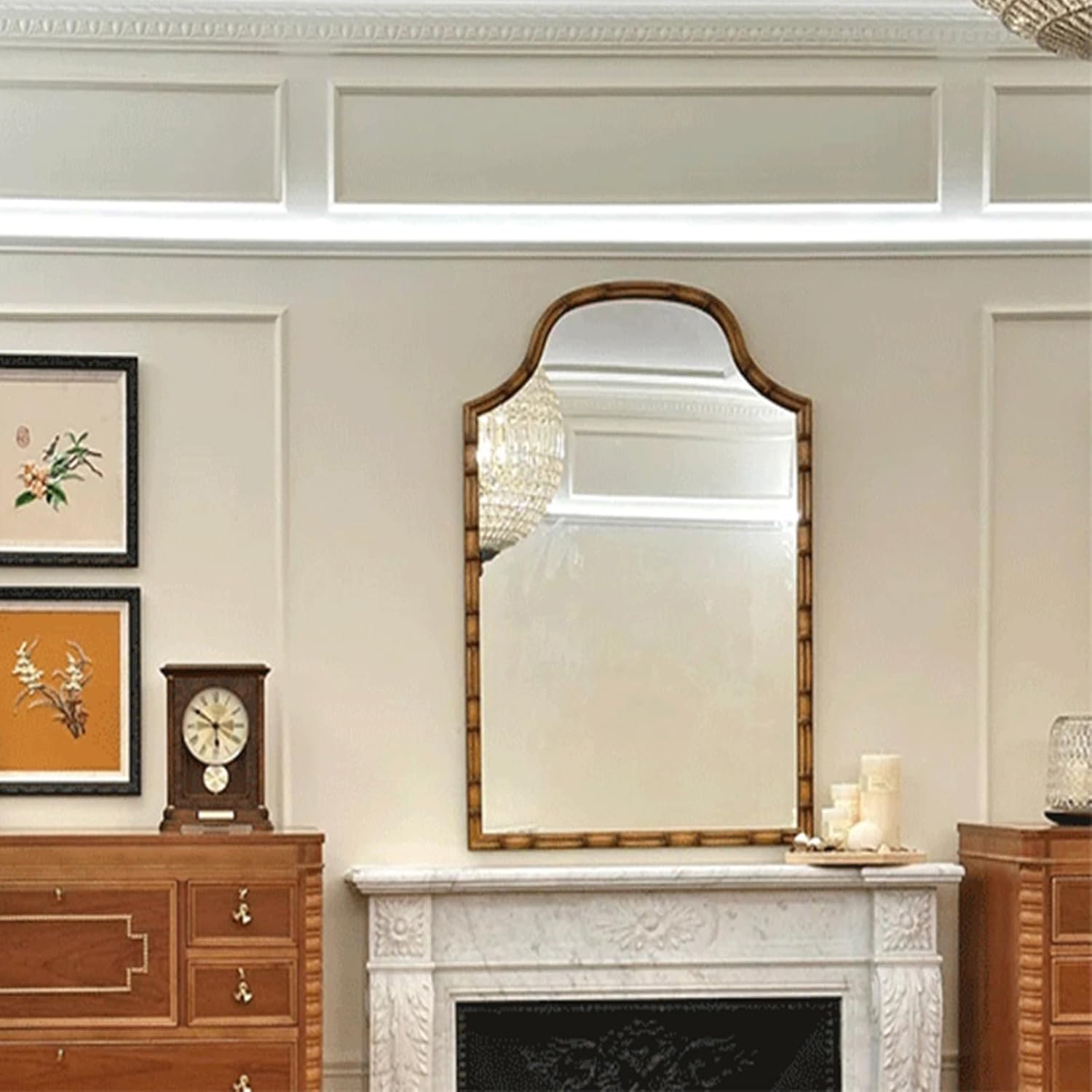 ZXDTVFGN バロックヴィンテージ、アンティークゴールド装飾ウォール