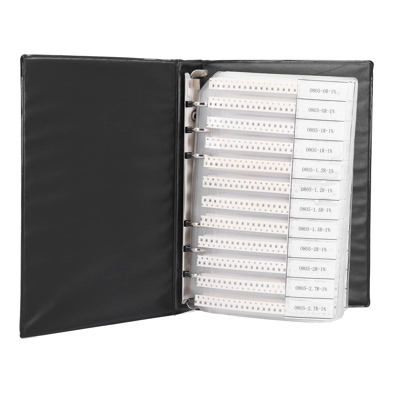 Campione di capacità Kit di assortimento in ceramica portatile 0805 92 tipi di componenti per breadboard Facile da riporre e trasportare per utenti elettronici