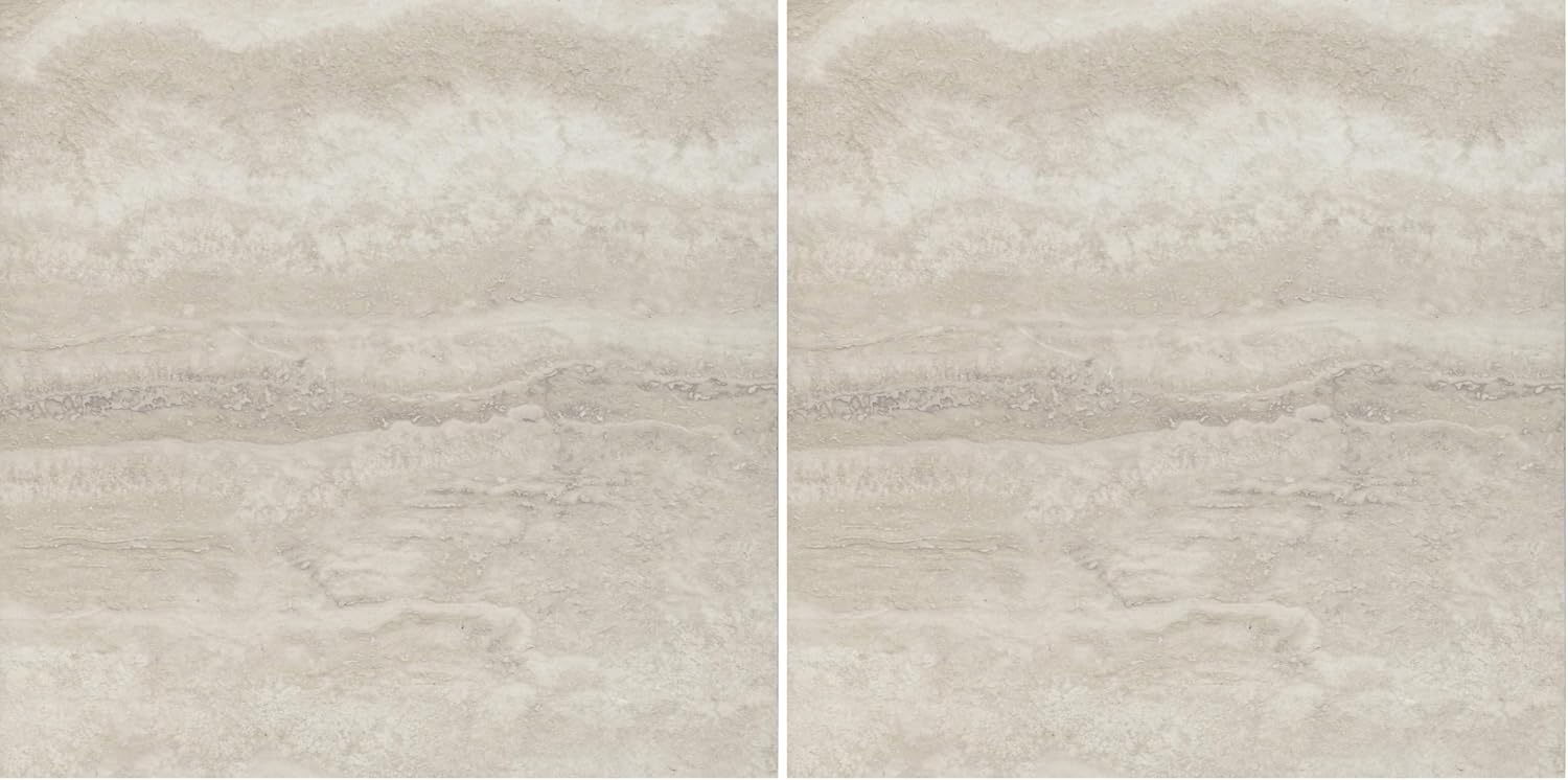 FloorPops FP3327 Platinum Peel & Stick Floor Tiles, Grey (Pack of 2)