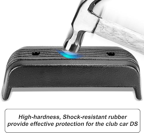Miniatura 2 de Roykaw Carro de golf parachoques delantero con pernos para Club Car DS Gas y Electric 1993 en adelante carrito de golf, plástico moldeado duradero,