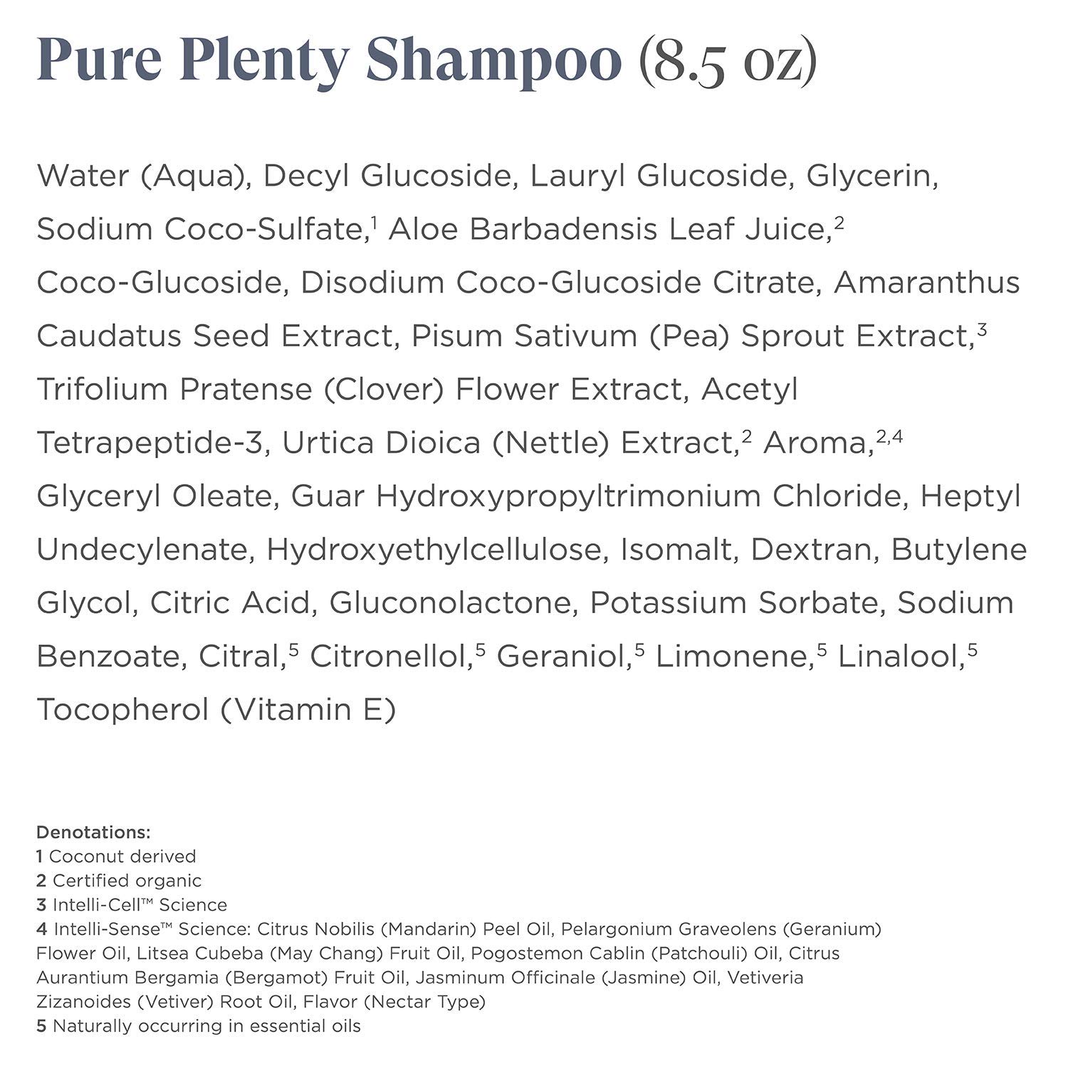 Intelligent Nutrients Pure Plenty Exfoliating Hair Shampoo - Non-Toxic Scalp Scrubber & Hair Thickening Shampoo with Plant Stem Cells for Fine & Thinning Hair (8.5 oz)