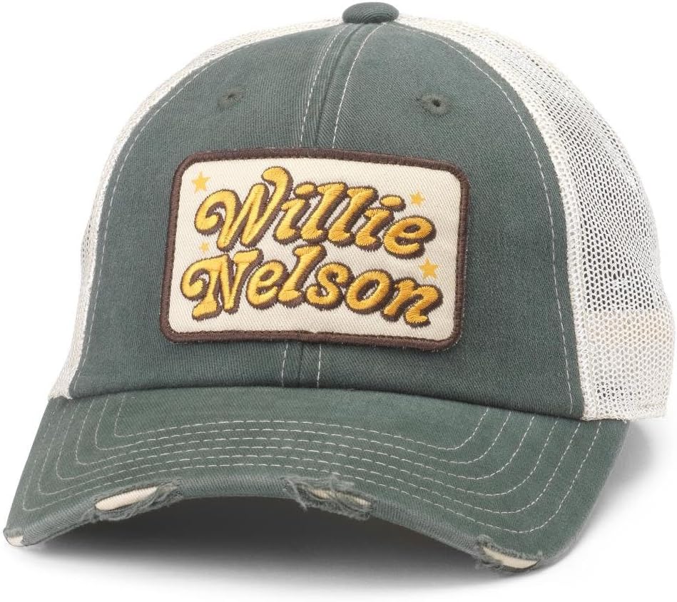 AMERICAN NEEDLE Willie Nelson Officially Licensed Adjustable Baseball Hat