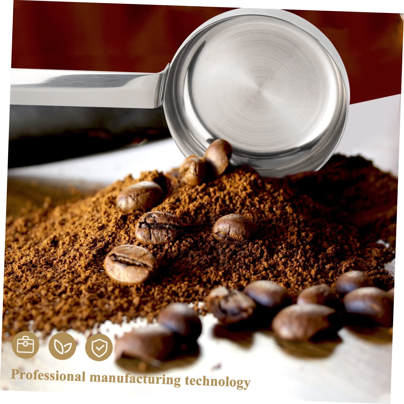 ULTECHNOVO 6 Pezzi Cucchiaio Piatto per Salsa Acciaio Inossidabile Misuratore per Pizza e Salse Design Ergonomico e Resistente Utensile per Cucina da Ristorante Facile da e Riutilizzabile