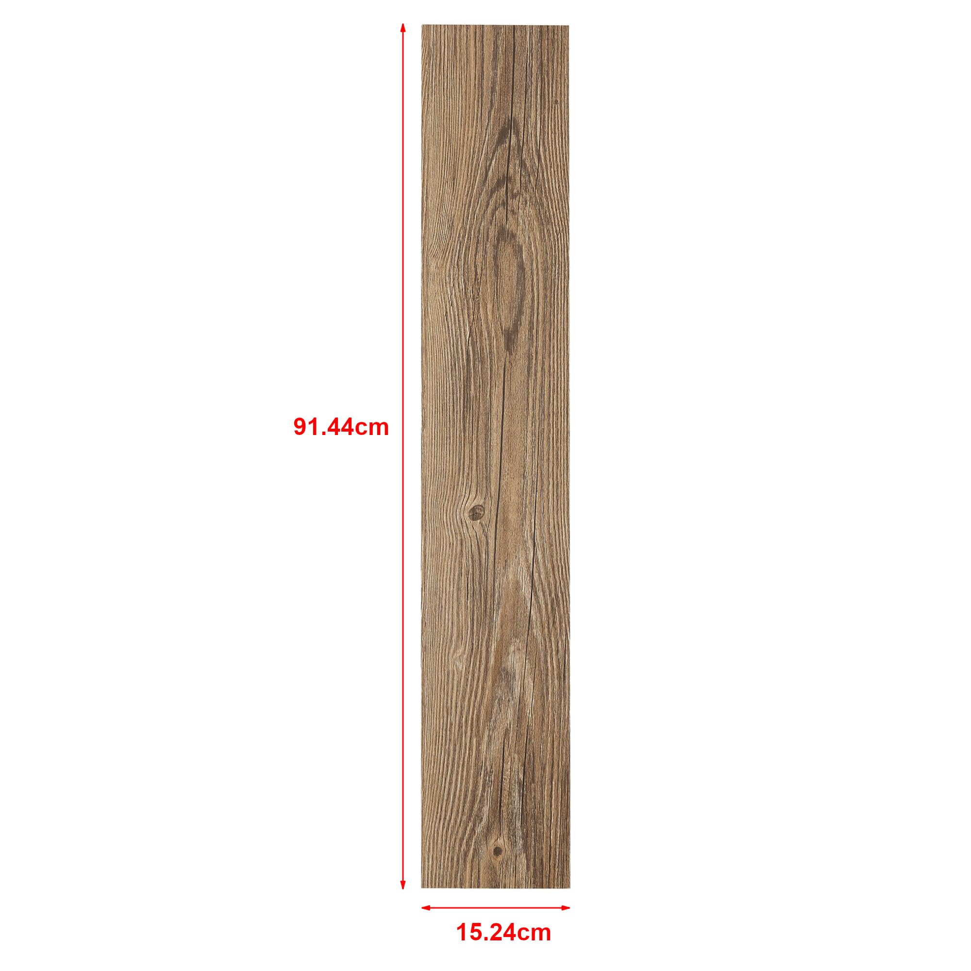 NEU.HOLZ Wykładzina winylowa Vanola Laminat samoprzylepna antypoślizgowa antyalergiczna wykładzina podłogowa panele PVC 0,975 m² Dąb Rustykalny