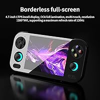 Vista 3 de RG476H Retro Game Console Android 13 System Unisoc T820 RG 476H Handheld Game 4.7-inch LTPS Multi-Touch Screen Online Fighting Joystick Supports