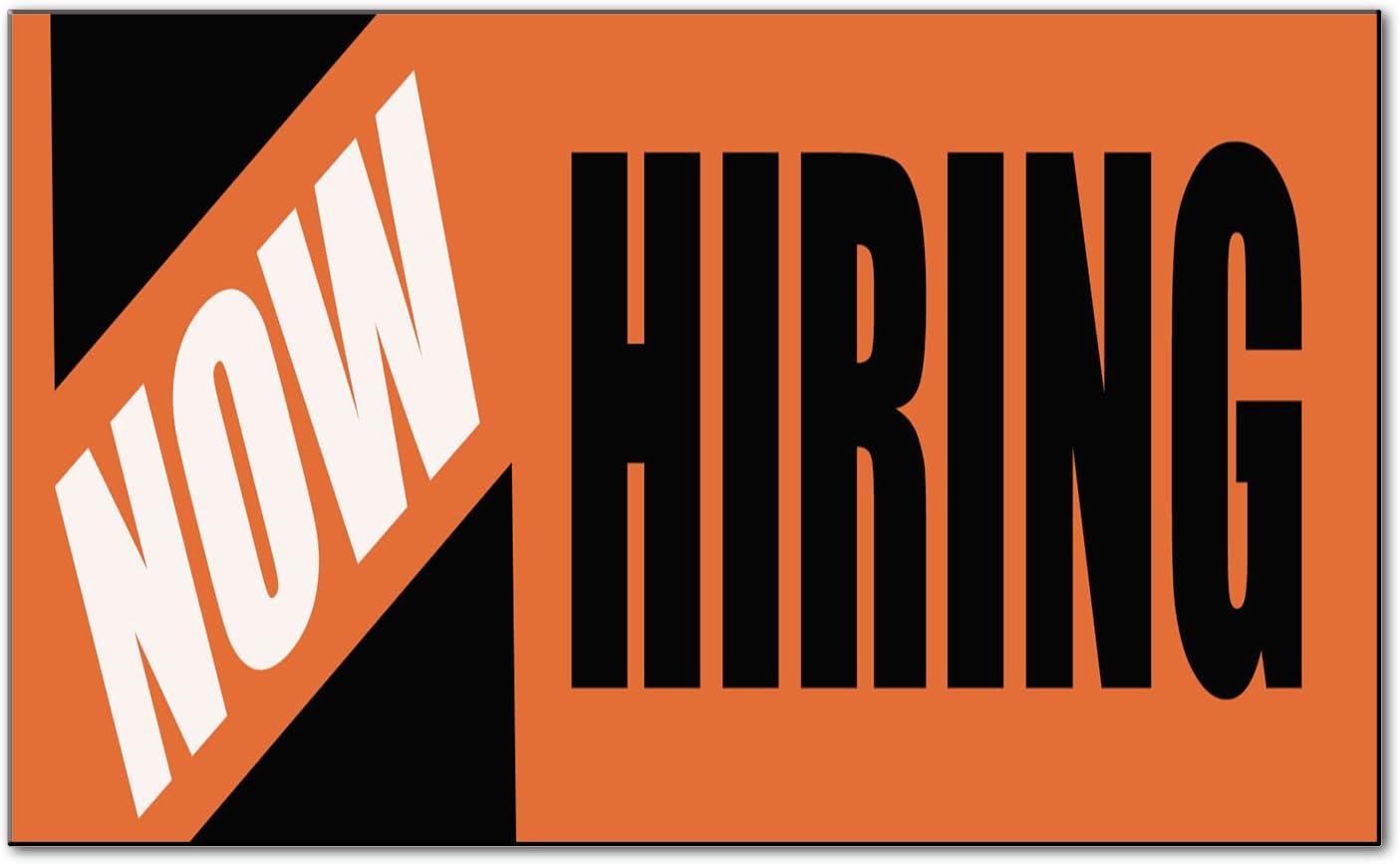 Fastasticdeals Now Hiring Style Business Car Door Magnets Magnetic Signs 12x9 Inches Set of 2