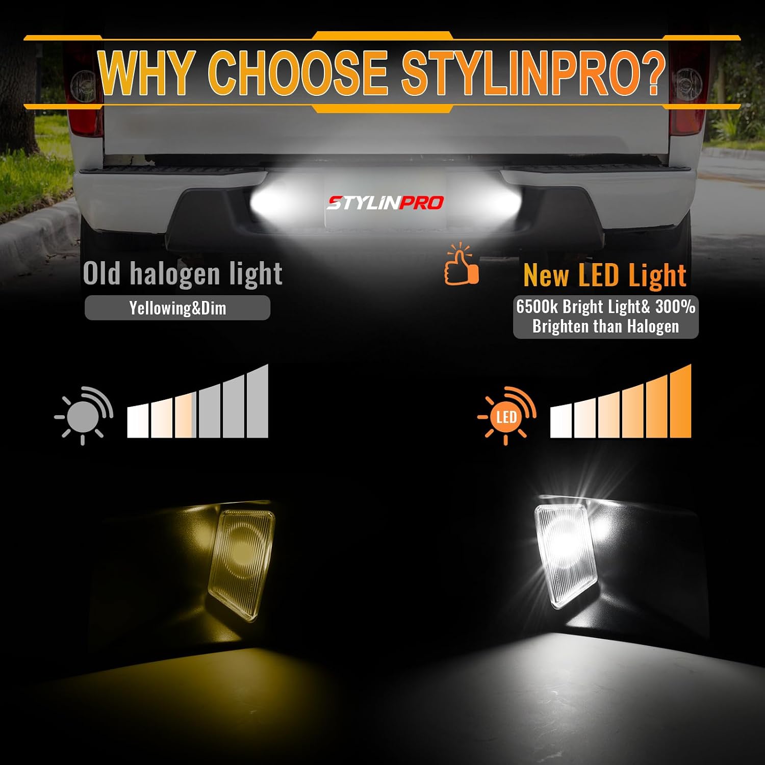 LED License Plate Lights for 2004-2012 Chevy Colorado GMC Canyon