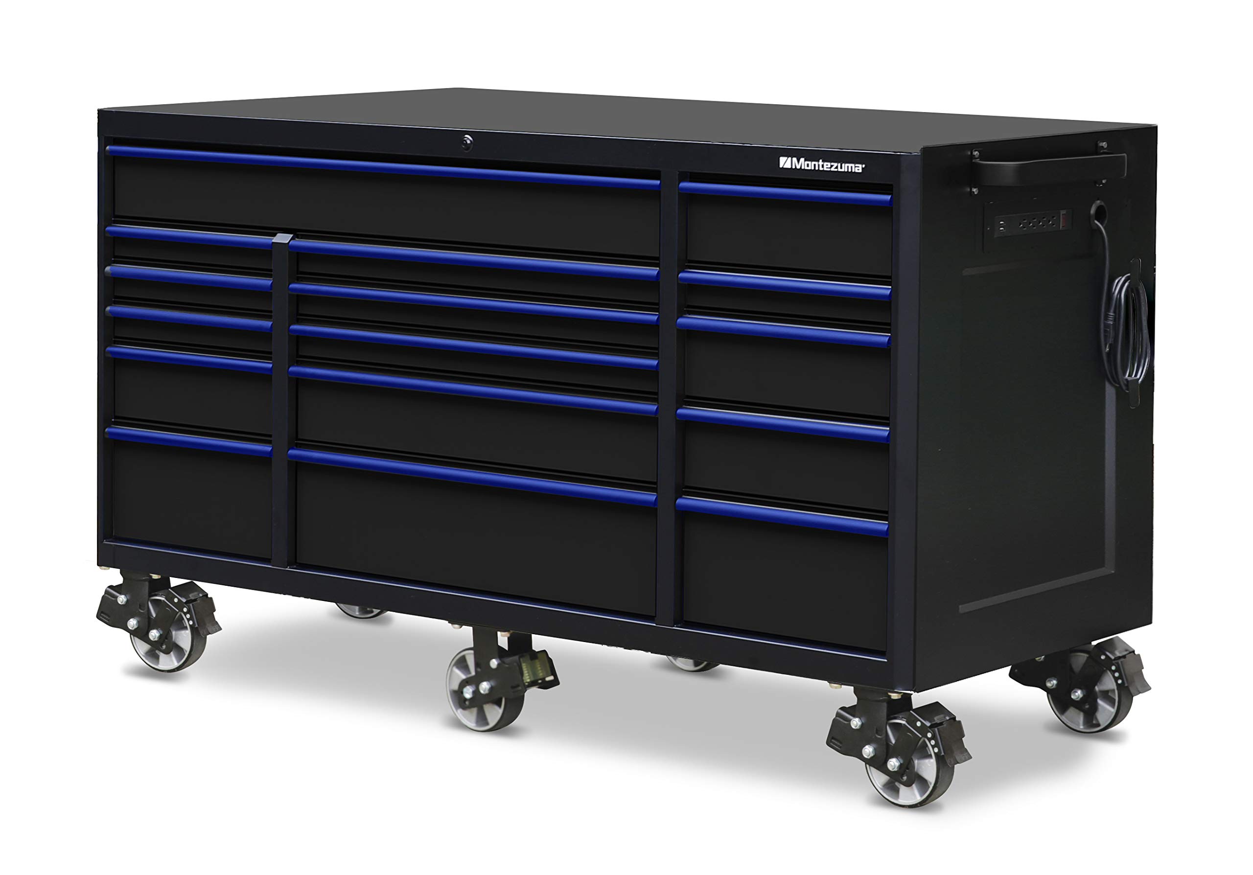 Buy Montezuma Tool Box 72" x 30" 16 Drawer Rolling Tool with