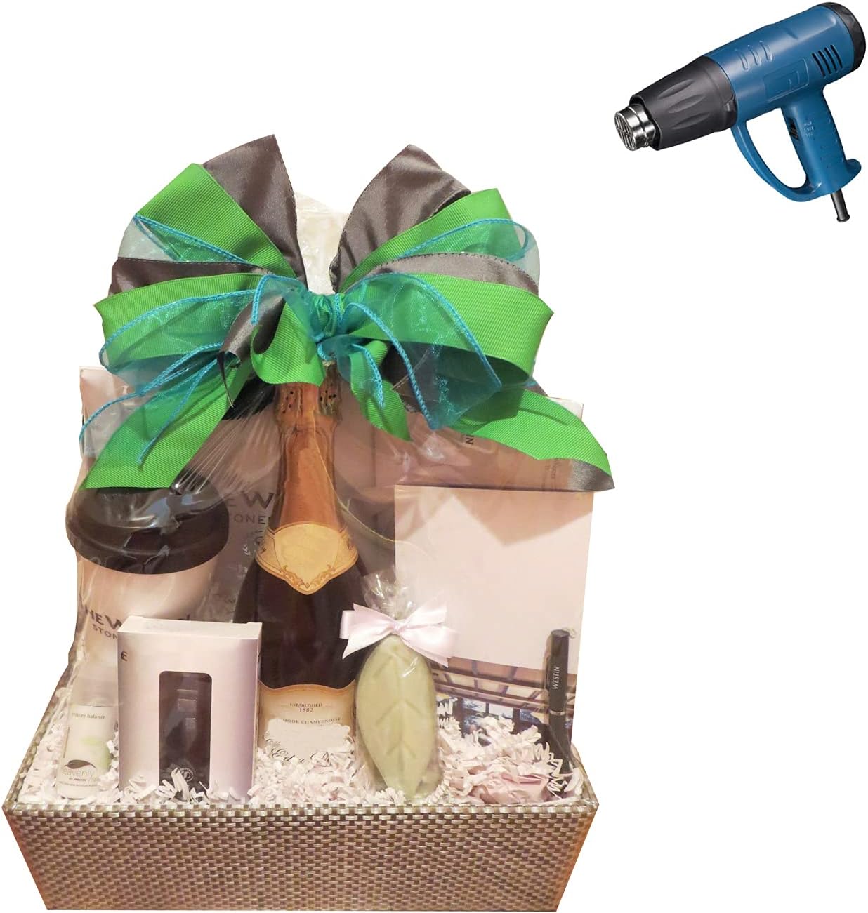 Holvyt Extra Large Clear Shrink Wrap Basket Bags, 20 Pack