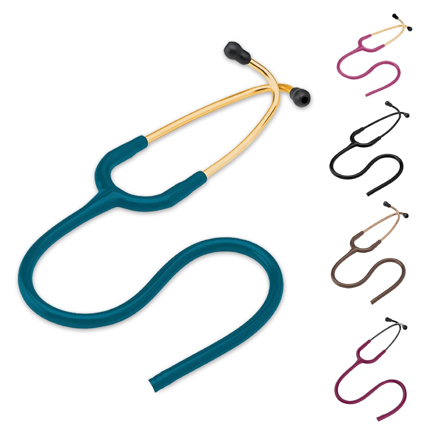 Stethoscope Replacement Tubing Compatible with Littman Classic III – Durable, Flexible Stethoscope Tube Accessory to Replace Damaged Tubing (Caribbean Blue)